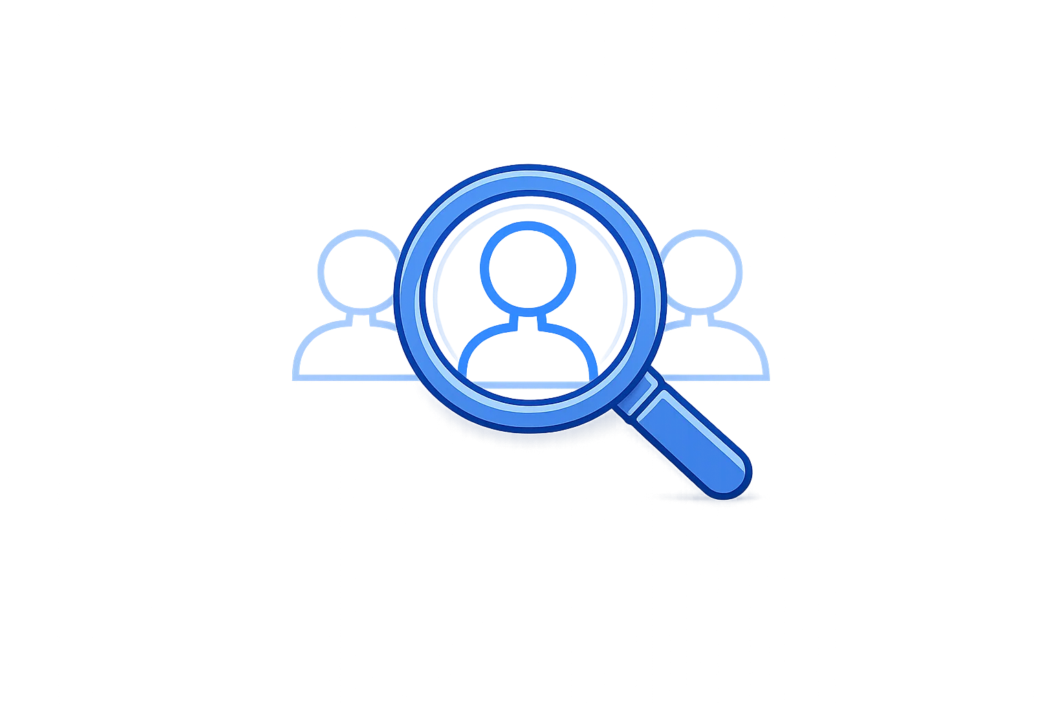 Sourcing and screening icon